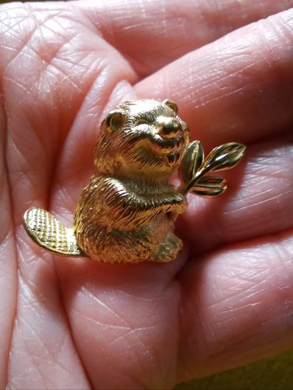 Trifari Beaver Pin